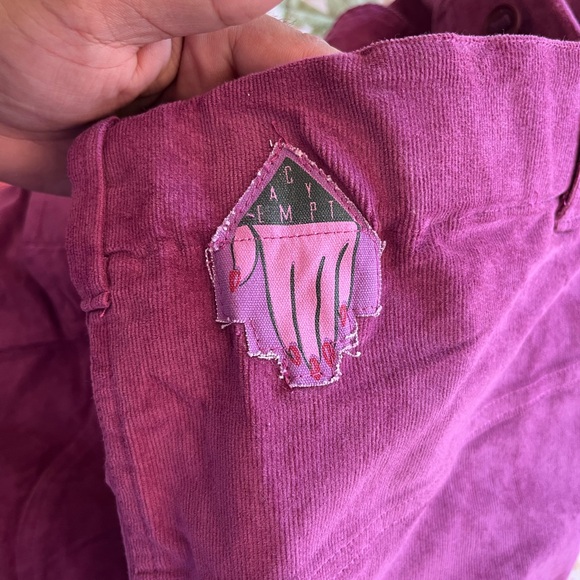 Cav empt purple cargo pants unisex. Waist-30-33 - Picture 2 of 9